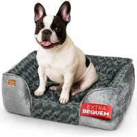 OEM Hundebett aus PP-Katex und Schuim, Hundebett, Hundekissen, weich und gemütlich, waschbar, antislip, Hundebetten, ideal für kleine Hunde