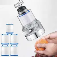 OEM Universaler Wasserfilter für Küche und Bad - 360-Grad drehbar, spritzwasserbeständig mit austauschbaren Filtern