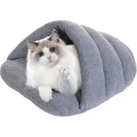 Markenlos Katzenbett Warmes Plüschbett - Tentstil
