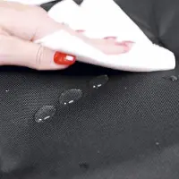 OEM Hundematte und Katzenmatte mittel - waschbares Hundebett - wasserabweisend und kratzfest - 83 x 50 cm, schwarz