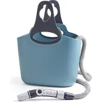 OEM Gartenschlauch Bunny - 25 Meter - mit Reißverschluss, Tasche und Karabiner - Blau - für Garten und Balkon