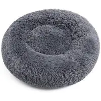 OEM Hundebett, Waschbares Hundebett, Zweisitziges Hundebett, für Große, Mittelgroße und Kleine Hunde, 50CM, Dunkelgrau.