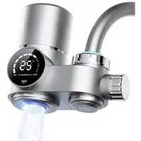 OEM Leichtes Wasserfilter mit Kalkfilter und 12 Anschlüssen - Entfernt Chlor, Schwermetalle und unangenehme Geschmack für optimales Trinkwasser
