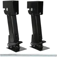 OEM Reiseanhänger-Stabilisatorheber 2er Set - Teleskopischer Anhängerunterstützer - 1000 lbs Kapazität - Faltbarer Pendelheber - Handgriff für Reisemobilanhänger