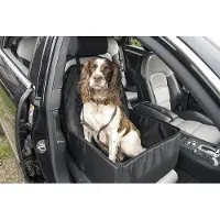 OEM Hundebrett für Auto - Wasserfester Reisehalter - Faltbar für Vordersitz & Rücksitz - Universaler schwarzer Tiertransporter - 2-in-1 Hundekorb für Auto