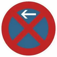 SafetyMarking Verkehrsschild StVO zugelassen, 60 cm, VZ 283-10, RA2/C, Absolutes Halteverbot Anfang, Ende