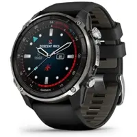 Garmin Descent MK3i schwarzes PVD-Titan - 51mm - Silikonarmband
