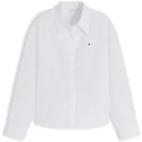 Tommy Hilfiger WW0WW49940 SUMMER POPLIN BOXY SHIRT Weiß