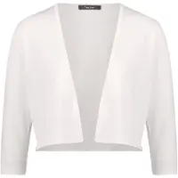 Vera Mont Sommer-Strickjacke mit 3/4 Arm in Rohweiß | Gr.: XL