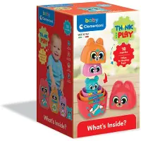 Clementoni Aktivitätsspielzeug Matrjoschka -Tiere, Babyspielzeug