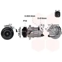 VAN WEZEL Kompressor, Klimaanlage 5900K191