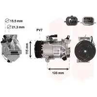 VAN WEZEL Kompressor, Klimaanlage 1501K711