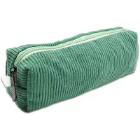 Benza Ibenzoa Cord-Federmäppchen – geräumiges Etui 20 x 7,5 x 4,5 cm für Schule & Büro, Platz für bis zu 30 Stifte, kratzfester Cordstoff, robuster Reißverschluss, Rosa/Pfirsich