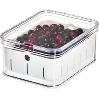 OEM Kühlschrank-Organizer ausziehbare Box Sortiersystem Abwasserroster 21,1x16,1x9,9 cm