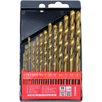 AWTOOLS WIERTŁO METAL TYTAN KPL. 13szt./2-8,0mm/