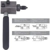 OEM Koolstofstaal-Felsgereedschap für Schienen - kompakter Entwurf - abnehmbares Griffstück - doppeltes Felsgreifer - 3/16 Zoll Stahl-Nickel-Kupferrohre.