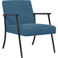 Syfax Sessel Blau 59 x 75 x 78 cm Samt