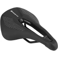 Lixada Mountainbike-Sattel mit Aussparungen, atmungsaktiv, weich und bequem, aus Polyurethanmit Stahlrahmen, für Rennräder