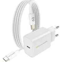 Avizar Mayaxess, 20W Netzteil für Xiaomi 15 + USB-C Kabel 1m, Weiß