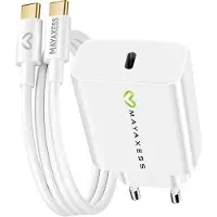 Avizar Mayaxess, 20W Netzteil für Galaxy A33 + USB-C Kabel 1m, Weiß