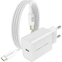 Avizar Mayaxess, 20W Netzteil für Galaxy Z Flip 5 + USB-C Kabel 1m, Weiß