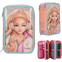 TOPModel 0414100, Hartschalenetui für Stifte, Polyester, Zink, Polyvinylchlorid (PVC), Polyethylenterephthalat, Polypropylen (PP), Mehrfarbig, Abbildung, Drinnen/Draußen, Junge/Mädchen