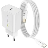 Avizar Mayaxess, 20W Netzteil für Xiaomi 14T + USB-C Kabel 1m, Weiß