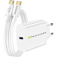 Avizar Mayaxess, 20W Netzteil für Magic 6 Lite + USB-C Kabel 1m, Weiß