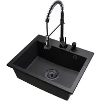 Brado Granit Küchenspüle Einbauspüle 1 Becken Groß Exclusive 55