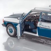 Mercedes-Benz 200 T-Modell S123 (1980-1985) Servicewagen blau LIMITIERT B6604072 - 1:18