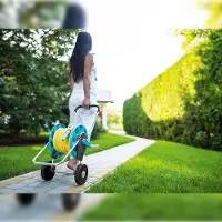 OEM Flexibler 45m Lichtblauer ALU-Tuinslang mit Korrosionsbeständigkeit, Knickvermeidung und Transportfunktion