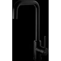 Caressi CABL001BK ECO Küchenarmatur, Einhebelmischer, Schwarz