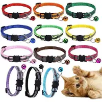 OEM Kattenhalsband-Set mit Reflektoren - 10 Stücke in 10 Farben - für Katzen, Hunde und Kleintiere