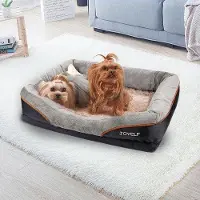 OEM Tierbett aus Schaumkissen - Kleines Haustierbett & -Kissen mit abmontierbarer, wasserabweisender Verpackung - Piepser Spielzeug für Geburtstagsgeschenke