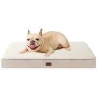 OEM Orthopädisches Hundebett für Kleinhunde 76x51x9cm, Waschbares weiches Hundekissen, Hundematratze für den Hundebench, Kamelhaar