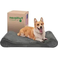OEM Luxus-Traumhafter Hundebett aus Plüsch - Groß für Hunde und Katzen in Grau