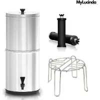 OEM Edelstahl-Wasserreinigungsanlage mit 11L Volumen - 24x24x55 cm Größe - Automatische Wasserreinigungsmaschine