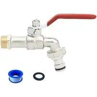 OEM Winterfestes Gartenschlauchpumpenrad mit Kugelmechanismus - Rot