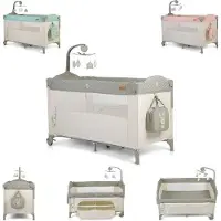 OEM Graues Campingbett mit integrierter Musikbox und Transporttasche - leicht zu falten.