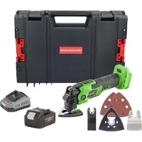 Procraft PMT22bb Akku Multifunktionswerkzeug 20 V Brushless + 1x Akku 4,0 Ah + Ladegerät + RHINO Toolcase