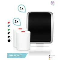 Blanc HYGIENIC SET: Handtuchrollenspender Autocut, Blanc Cosmos verschied. Farben + 2 Handtuchrollen Smart ECO - PRODUKTSET