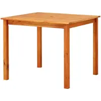 Markenlos Gartentisch aus Akazienholz 88x88x74 cm wetterfest