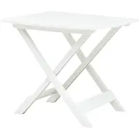 Markenlos Gartentisch Klappbar, Balkonmöbel, Wetterfest, Garten Tisch, Balkontisch, Terrassentisch, Gartenmöbel, Garten Tisch, Tisch Für Garten, Weiß 79 x 72 x 70 cm Kunststoff