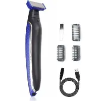Welikera Herren Elektrorasierer mit USB-Ladung–Präzise Rasur,wasserdicht, für empfindliche Haut, 45-60 Minuten Laufzeit,ideal für Reisen und tägliche Nutzung