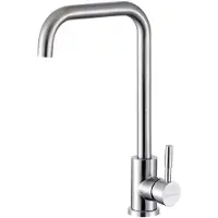 OEM Rostfreier Küchenarm mit hohem Wasserdurchfluss, vollumfänglich drehbarer Küchenhahn für moderne Küchen, Hochdruck Küchenhahn mit Wasseranschluss, modernster Küchenarm mit Wasserinstallation, SP-10021