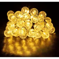 Salcar 60 LED 15M Solar Lichterkette Außen, USB & Solar Lademodi, 8 Modi, IP44 wasserdichte Kugel Lichterkette, Geeignet für Garten, Terrasse,Hochzeit