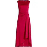 Vera Mont Cocktailkleid mit Raffung in Dark Raspberry | Gr.: 46