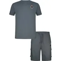 SikSilk Textile Set in grey | Gr.: XXL