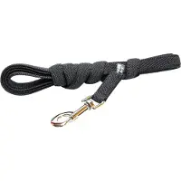Julius-K9 Rubberized Leash 14 Mm Schwarz 3 m