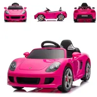 Chipolino Kinderelektroauto Porsche Carrera GT Fernbedienung Bluetooth 2 Motoren rosa